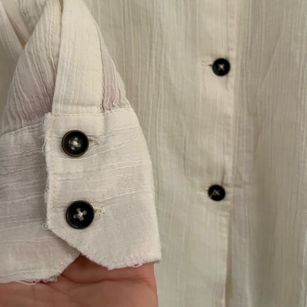 Rag & Bone Band Collar Blouse - Picture 3 of 7